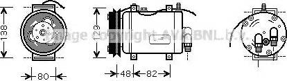 Ava Quality Cooling AI K228 - Compressore, Climatizzatore autozon.pro