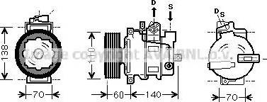 Ava Quality Cooling AI K272 - Compressore, Climatizzatore autozon.pro