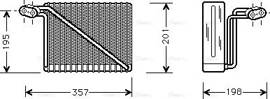 Ava Quality Cooling AI V148 - Evaporatore, Climatizzatore autozon.pro