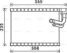 Ava Quality Cooling AIV326 - Evaporatore, Climatizzatore autozon.pro
