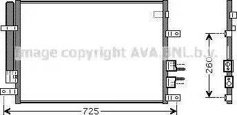 Ava Quality Cooling AL5097D - Condensatore, Climatizzatore autozon.pro