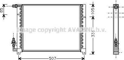 Ava Quality Cooling AL 5061 - Condensatore, Climatizzatore autozon.pro