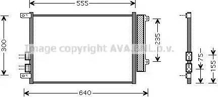 Ava Quality Cooling AL5088D - Condensatore, Climatizzatore autozon.pro