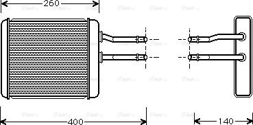 Ava Quality Cooling AL 6072 - Scambiatore calore, Riscaldamento abitacolo autozon.pro