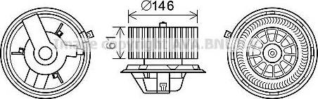 Ava Quality Cooling AL8140 - Elettromotore, Ventilatore abitacolo autozon.pro