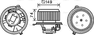 Ava Quality Cooling AL8139 - Ventilatore abitacolo autozon.pro