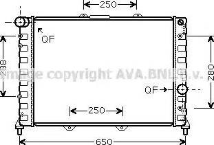 Ava Quality Cooling AL 2091 - Radiatore, Raffreddamento motore autozon.pro