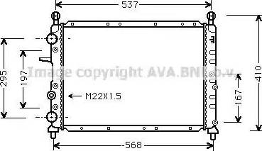 Ava Quality Cooling FT 2094 - Radiatore, Raffreddamento motore autozon.pro