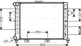 Ava Quality Cooling AL 2069 - Radiatore, Raffreddamento motore autozon.pro