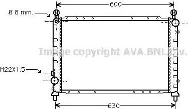 Ava Quality Cooling AL 2076 - Radiatore, Raffreddamento motore autozon.pro