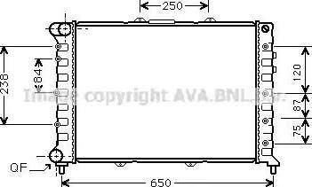 Ava Quality Cooling AL 2114 - Radiatore, Raffreddamento motore autozon.pro