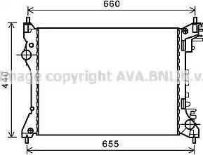 Ava Quality Cooling AL 2117 - Radiatore, Raffreddamento motore autozon.pro