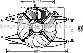 Ava Quality Cooling AL 7509 - Ventola, Raffreddamento motore autozon.pro