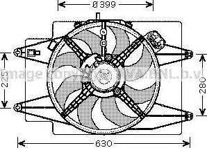 Ava Quality Cooling AL 7508 - Ventola, Raffreddamento motore autozon.pro