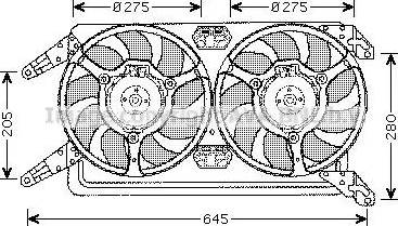 Ava Quality Cooling AL 7507 - Ventola, Raffreddamento motore autozon.pro