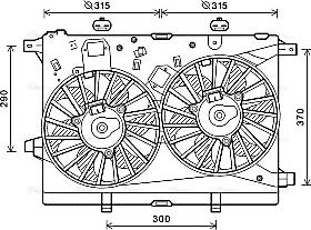 Ava Quality Cooling AL7517 - Ventola, Raffreddamento motore autozon.pro