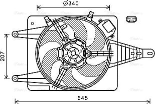 Ava Quality Cooling AL7524 - Ventola, Raffreddamento motore autozon.pro