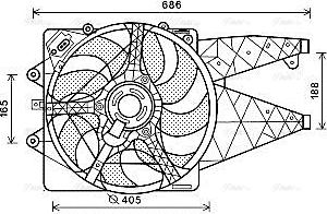 Ava Quality Cooling AL7523 - Ventola, Raffreddamento motore autozon.pro