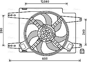 Ava Quality Cooling AL7522 - Ventola, Raffreddamento motore autozon.pro