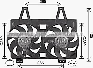 Ava Quality Cooling AL7527 - Ventola, Raffreddamento motore autozon.pro