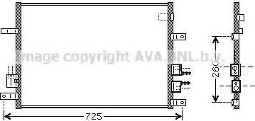 Ava Quality Cooling ALA5097 - Condensatore, Climatizzatore autozon.pro