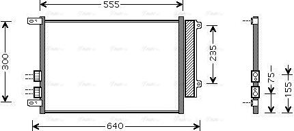 Ava Quality Cooling ALA5088D - Condensatore, Climatizzatore autozon.pro