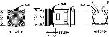 Ava Quality Cooling ALAK095 - Compressore, Climatizzatore autozon.pro