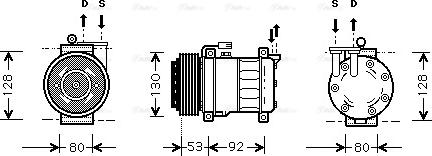 Ava Quality Cooling AL K009 - Compressore, Climatizzatore autozon.pro