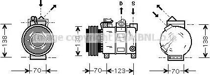 Ava Quality Cooling AL K016 - Compressore, Climatizzatore autozon.pro