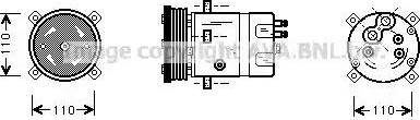 Ava Quality Cooling ALAK071 - Compressore, Climatizzatore autozon.pro