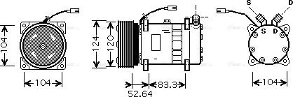 Ava Quality Cooling AL K095 - Compressore, Climatizzatore autozon.pro