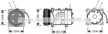 Ava Quality Cooling AL K014 - Compressore, Climatizzatore autozon.pro