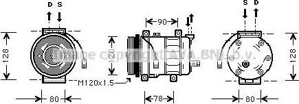 Ava Quality Cooling AL K010 - Compressore, Climatizzatore autozon.pro