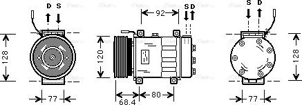 Ava Quality Cooling AL K103 - Compressore, Climatizzatore autozon.pro