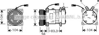 Ava Quality Cooling AL K102 - Compressore, Climatizzatore autozon.pro