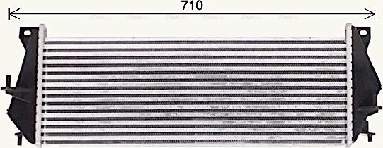 Ava Quality Cooling AU4338 - Intercooler autozon.pro