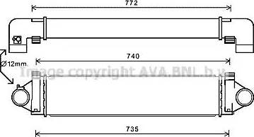 Ava Quality Cooling AU4218 - Intercooler autozon.pro