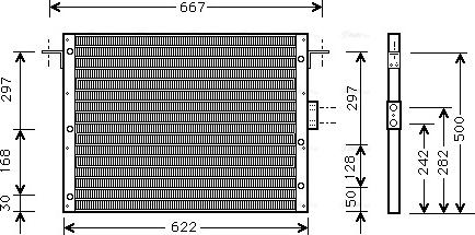 Ava Quality Cooling AU 5075 - Condensatore, Climatizzatore autozon.pro