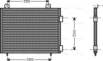 Ava Quality Cooling AU 5141 - Condensatore, Climatizzatore autozon.pro