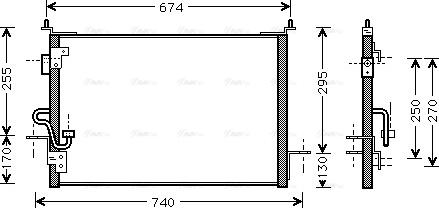 Ava Quality Cooling AU 5143 - Condensatore, Climatizzatore autozon.pro