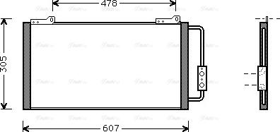 Ava Quality Cooling AU 5139 - Condensatore, Climatizzatore autozon.pro