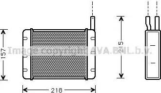 Ava Quality Cooling AU 6089 - Scambiatore calore, Riscaldamento abitacolo autozon.pro