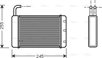 Ava Quality Cooling AU 6086 - Scambiatore calore, Riscaldamento abitacolo autozon.pro