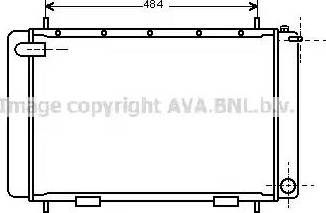 Ava Quality Cooling AU 2063 - Radiatore, Raffreddamento motore autozon.pro