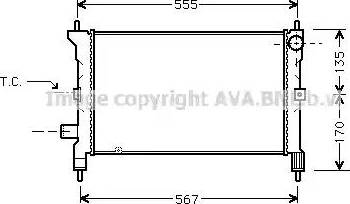 Ava Quality Cooling AU 2081 - Radiatore, Raffreddamento motore autozon.pro