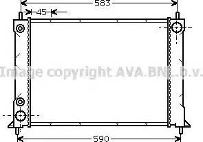 Ava Quality Cooling AU 2070 - Radiatore, Raffreddamento motore autozon.pro