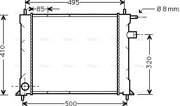 Ava Quality Cooling AU 2110 - Radiatore, Raffreddamento motore autozon.pro