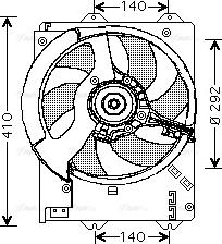 Ava Quality Cooling AU 7501 - Ventola, Raffreddamento motore autozon.pro