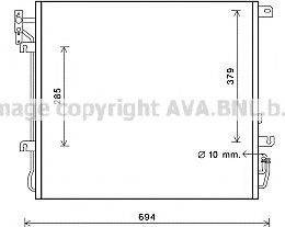 Ava Quality Cooling AUA5209 - Condensatore, Climatizzatore autozon.pro