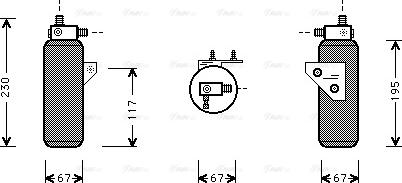 Ava Quality Cooling AU D144 - Essiccatore, Climatizzatore autozon.pro